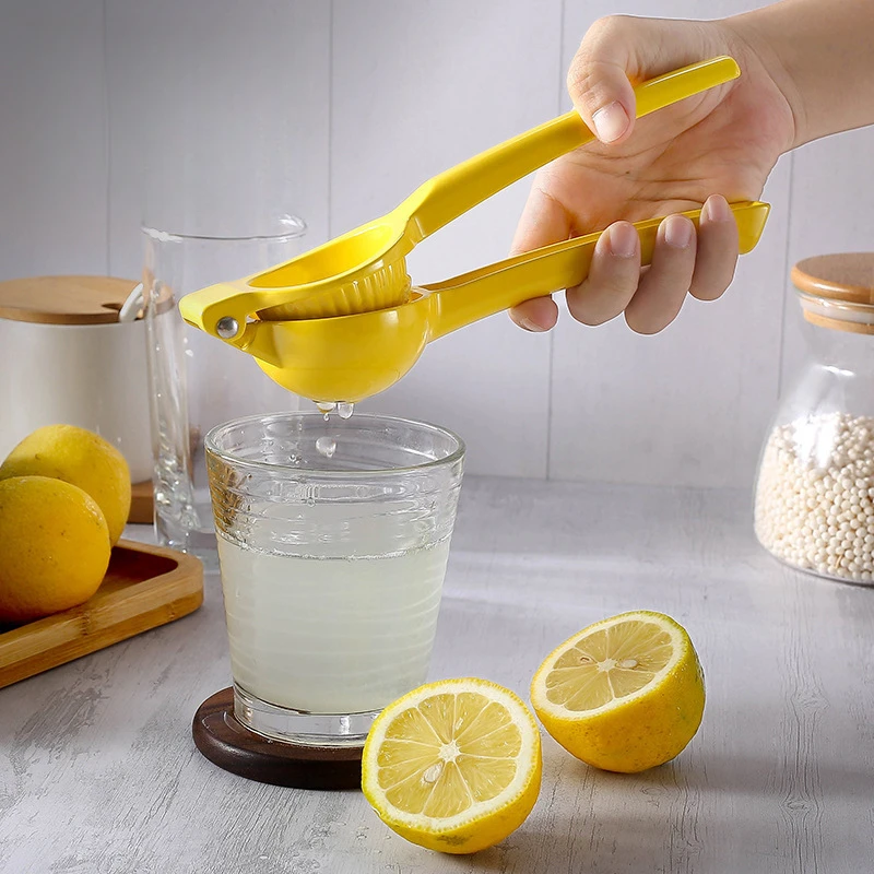 多功能双层柠檬夹二合一铝合金水果榨汁器手动榨汁机压汁器柠檬压