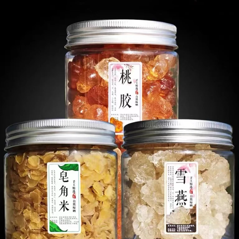 《女人三宝》桃胶雪燕皂角米组合装云南天然干净简单炖煮养颜羹营养