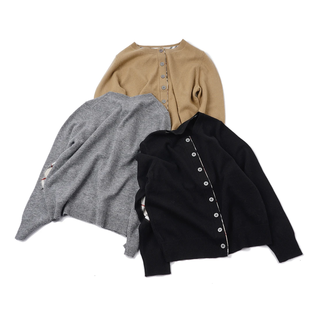 【百搭宽松针织开衫】绵羊.毛YS24MY929时尚休闲简约纯色针织开衫