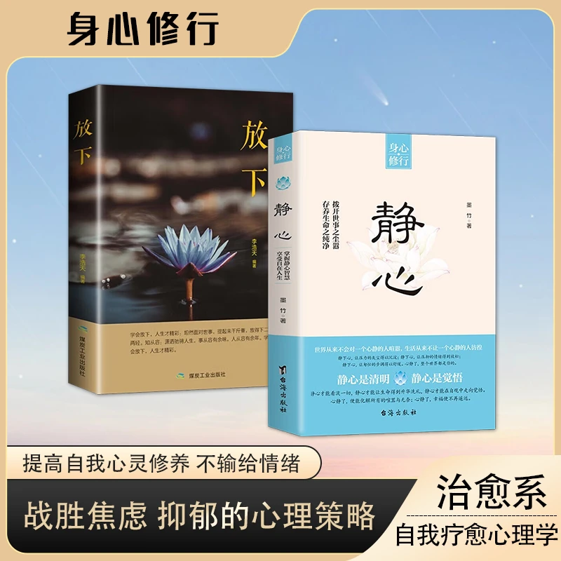 静心 战胜焦虑 自我疗愈 情绪控制 心理健康疏导书籍