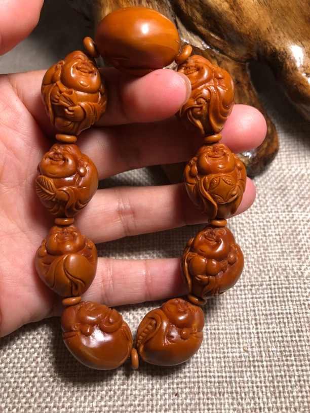 苏工精雕老铁核弥勒
