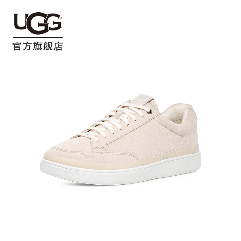 UGG春季新款男士舒适时尚纯色平底系带低帮款运动鞋休闲鞋1154150