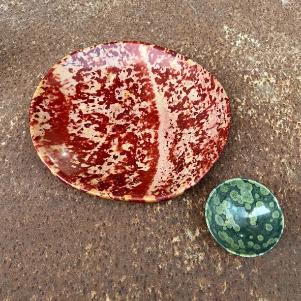 鹅卵石手工盘子石头杯子石头盆（沟通好款式再拍）