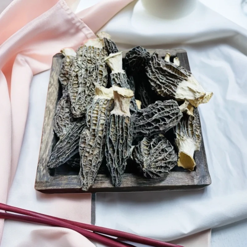 安鑫滋补【精选羊肚菌】小孩辅食粥材料菌香浓郁足干菌菇类滋补干货