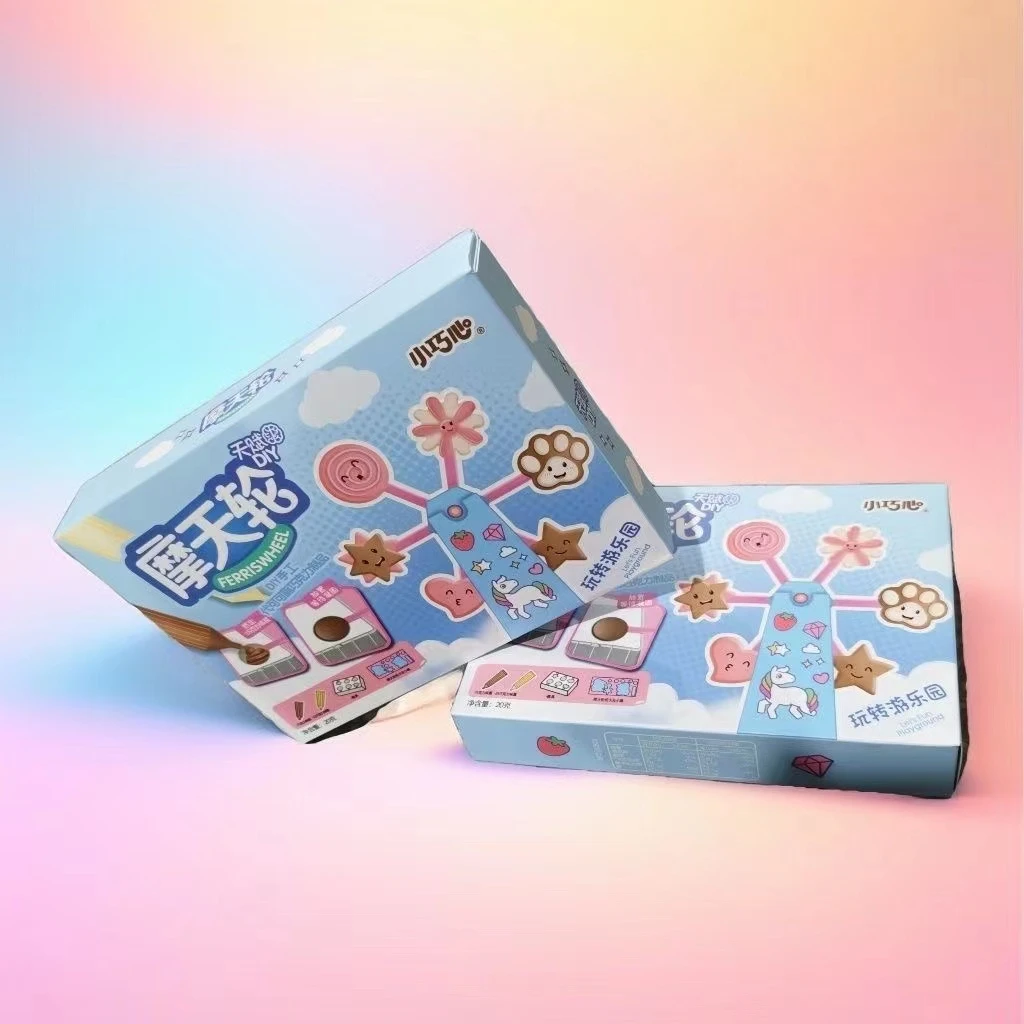 小巧心DIY食玩益智动手饼干巧克力摩天轮冰淇淋