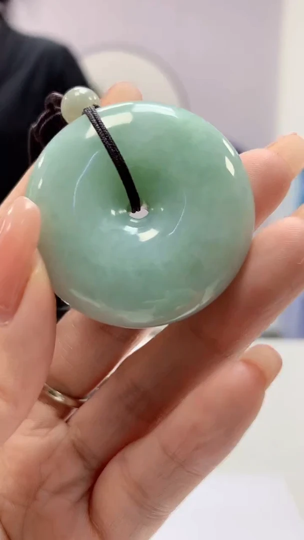 【闪购商品】定制翡翠未镶嵌4902DD-毛货挂件238