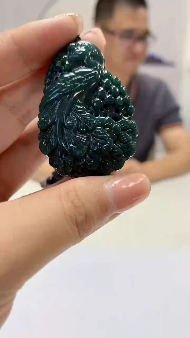 【闪购商品】翡翠颈饰未镶嵌5116ms-JJ171凤凰