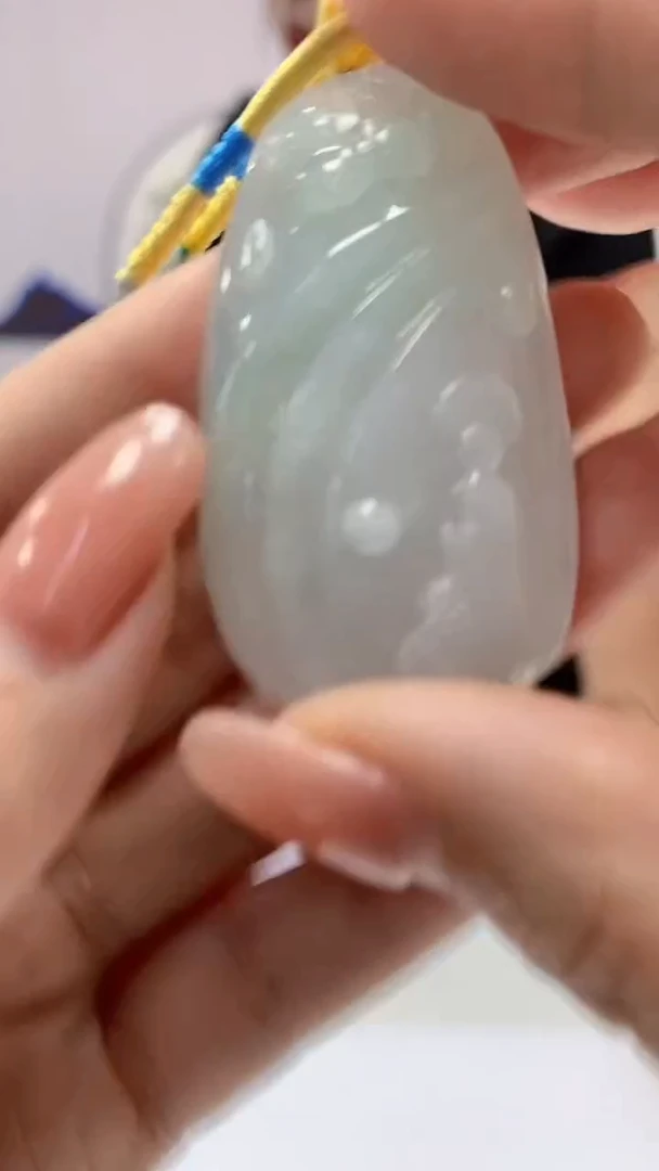 【闪购商品】定制翡翠未镶嵌4902DD-毛货挂件209
