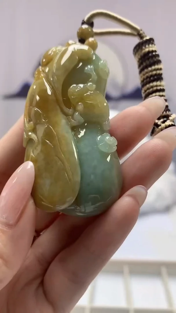 【闪购商品】定制翡翠未镶嵌5028DD-毛货吊坠166