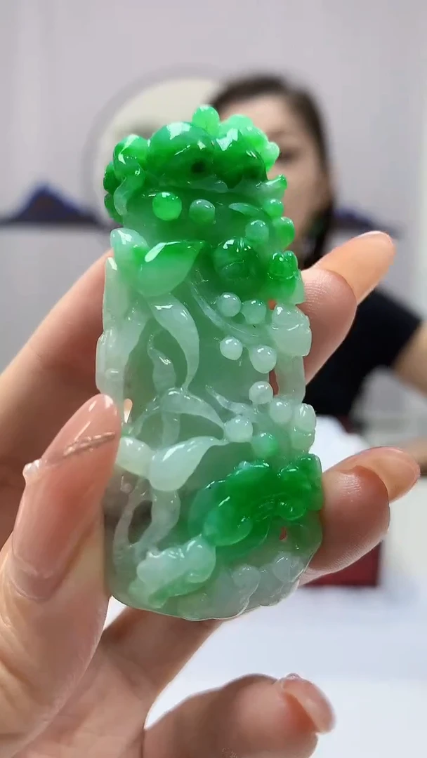 【闪购商品】定制翡翠未镶嵌5029DD-毛货竹节113