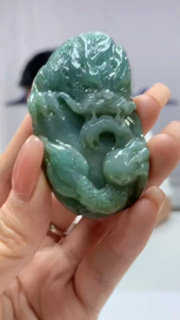 【闪购商品】定制翡翠未镶嵌5028DD-毛货吊坠256