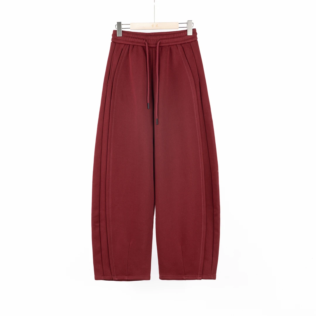 吉米原创-气质显瘦百搭直筒弯刀裤宽松330123裤长102腰围70