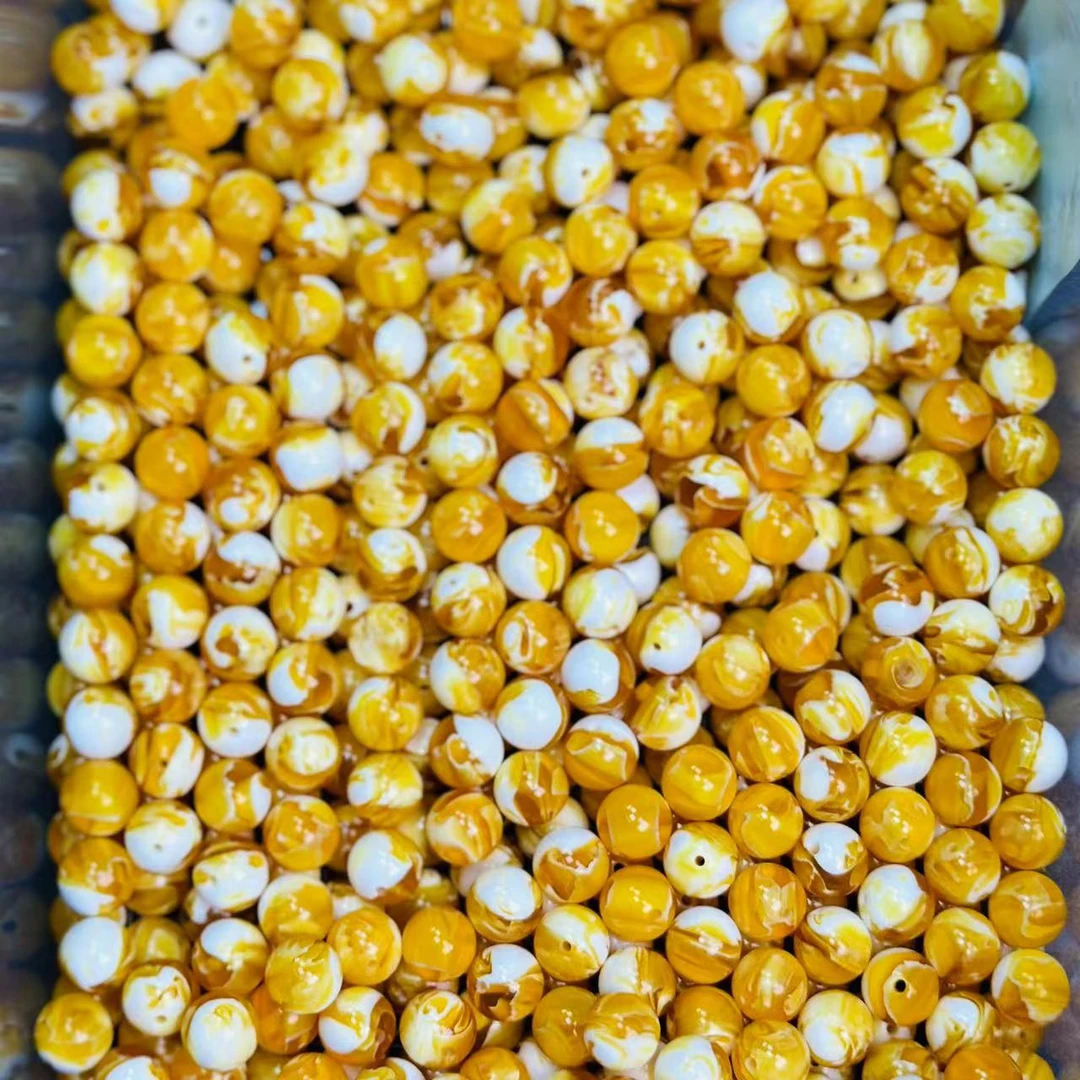 散珠 老花蜡 M008 10MM 50颗 二代（赠弹力绳）