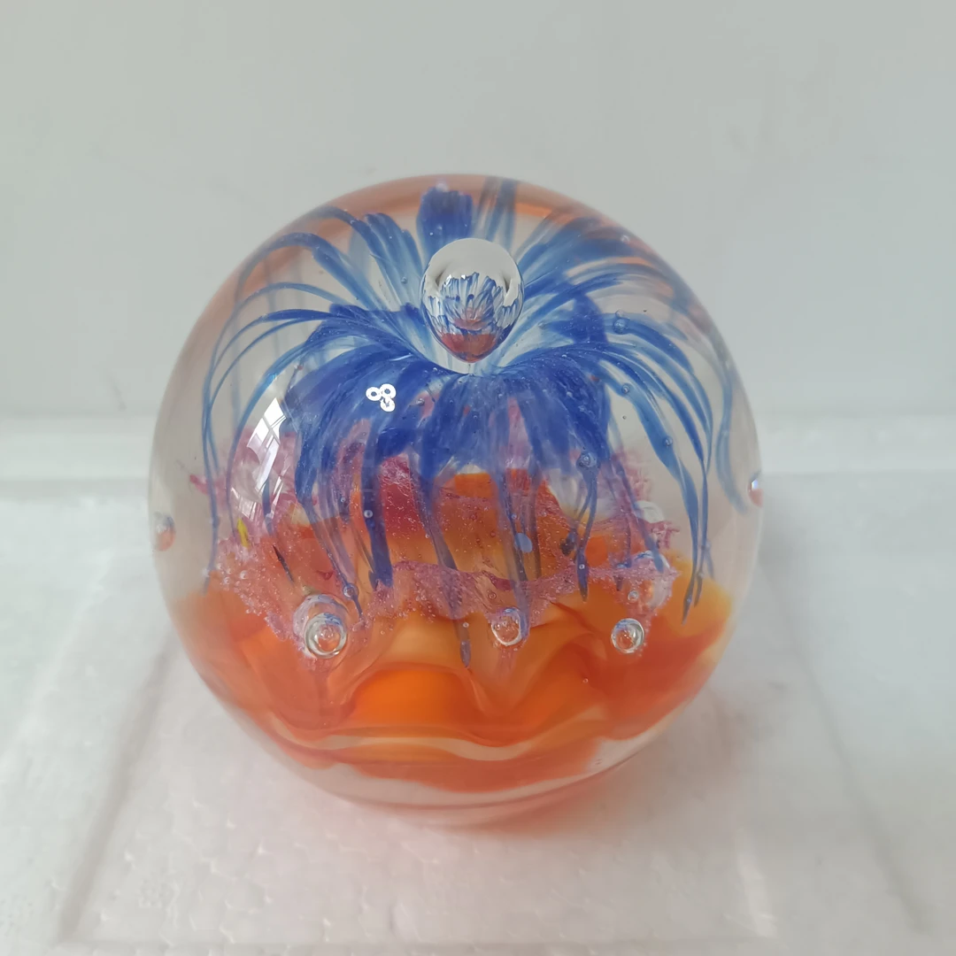 琉璃八公分礼花花球梦幻水晶