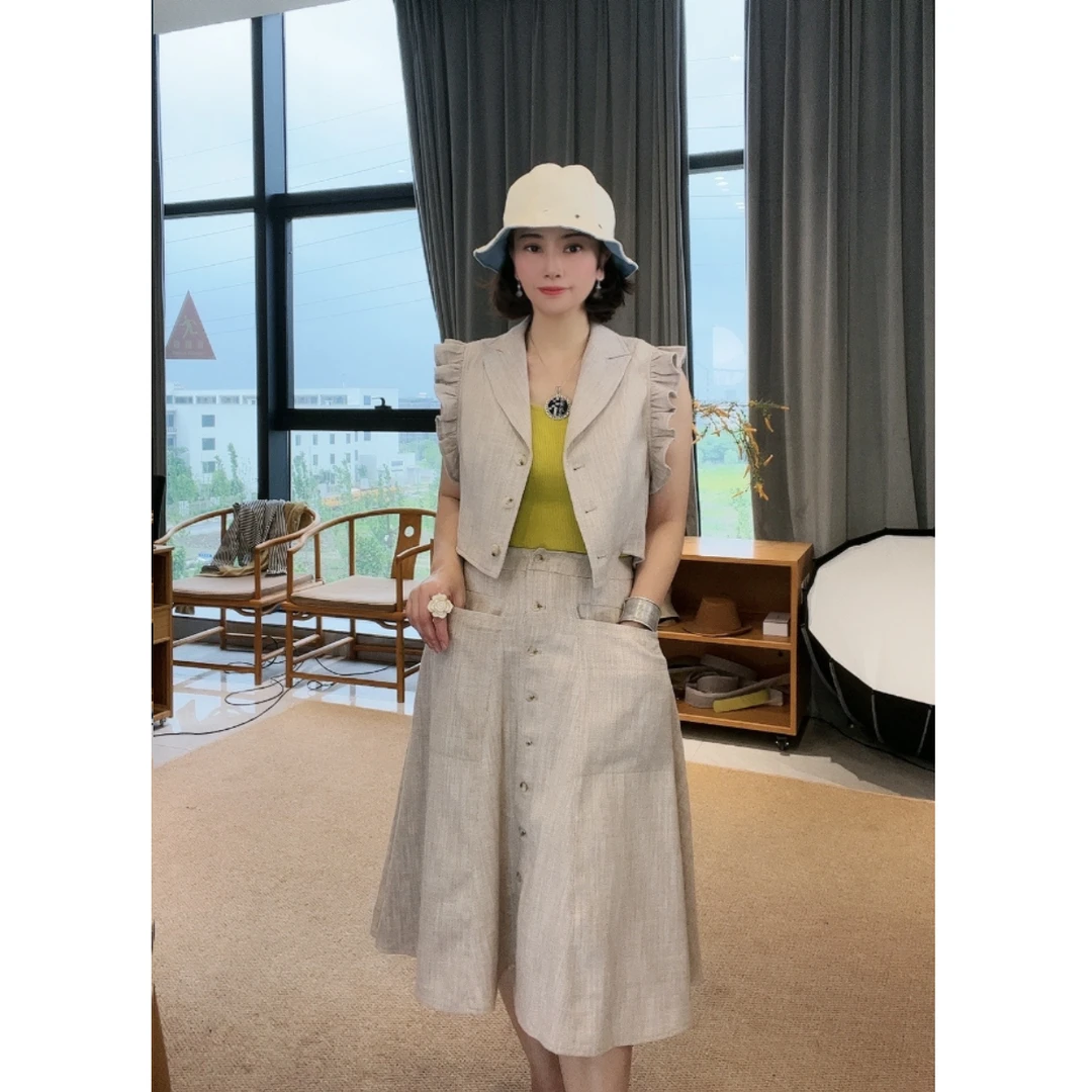 英格兰远歌大地色半身裙23341