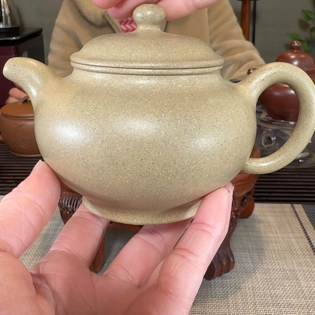【闪购商品】紫砂茶壶240cc 本绿
