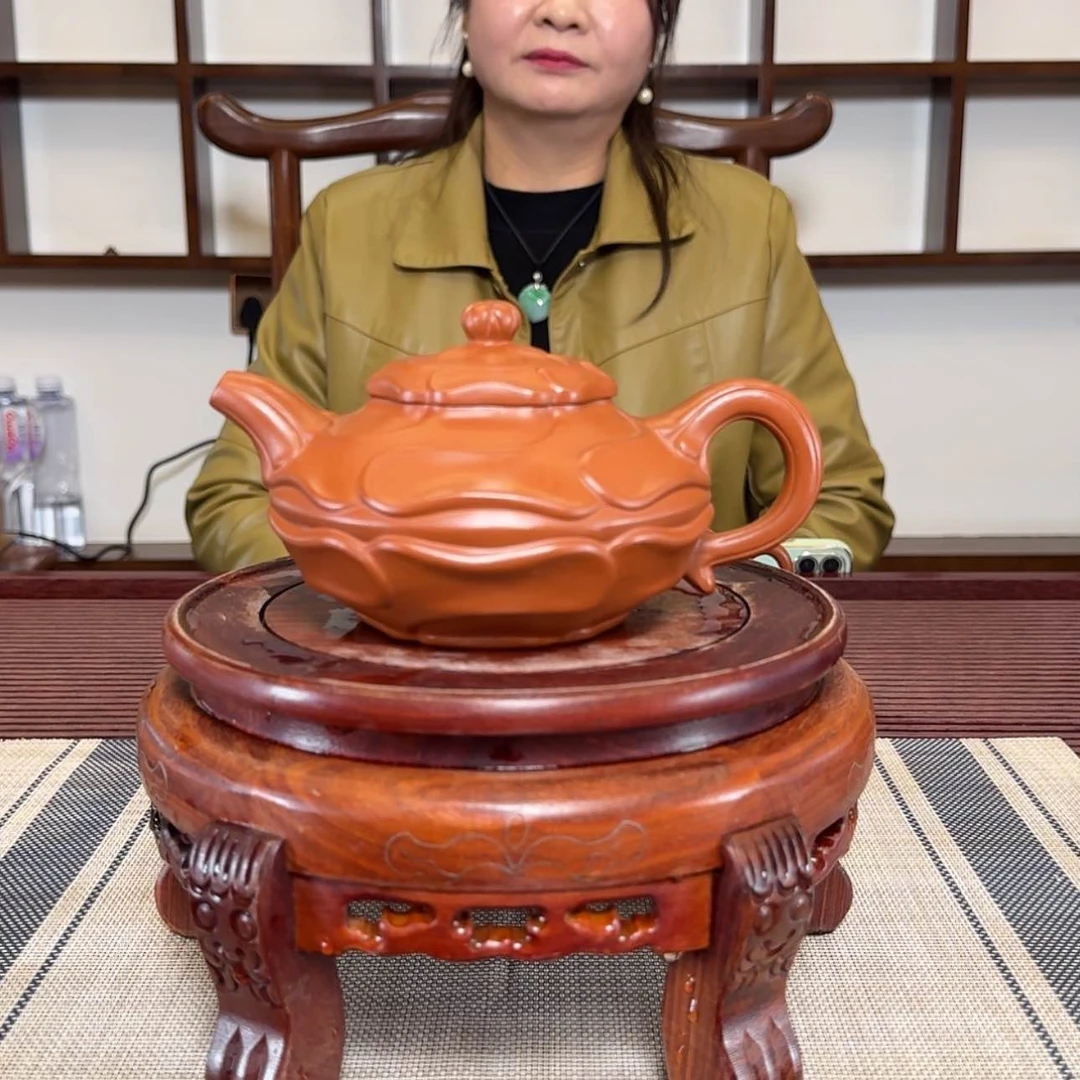 【闪购商品】紫砂茶壶380cc 朱泥