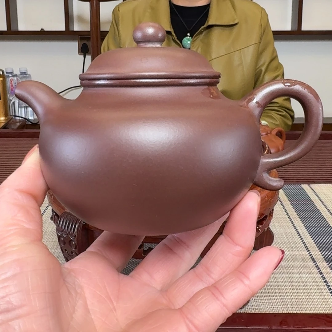 【闪购商品】紫砂茶壶275cc 紫袍玉砂