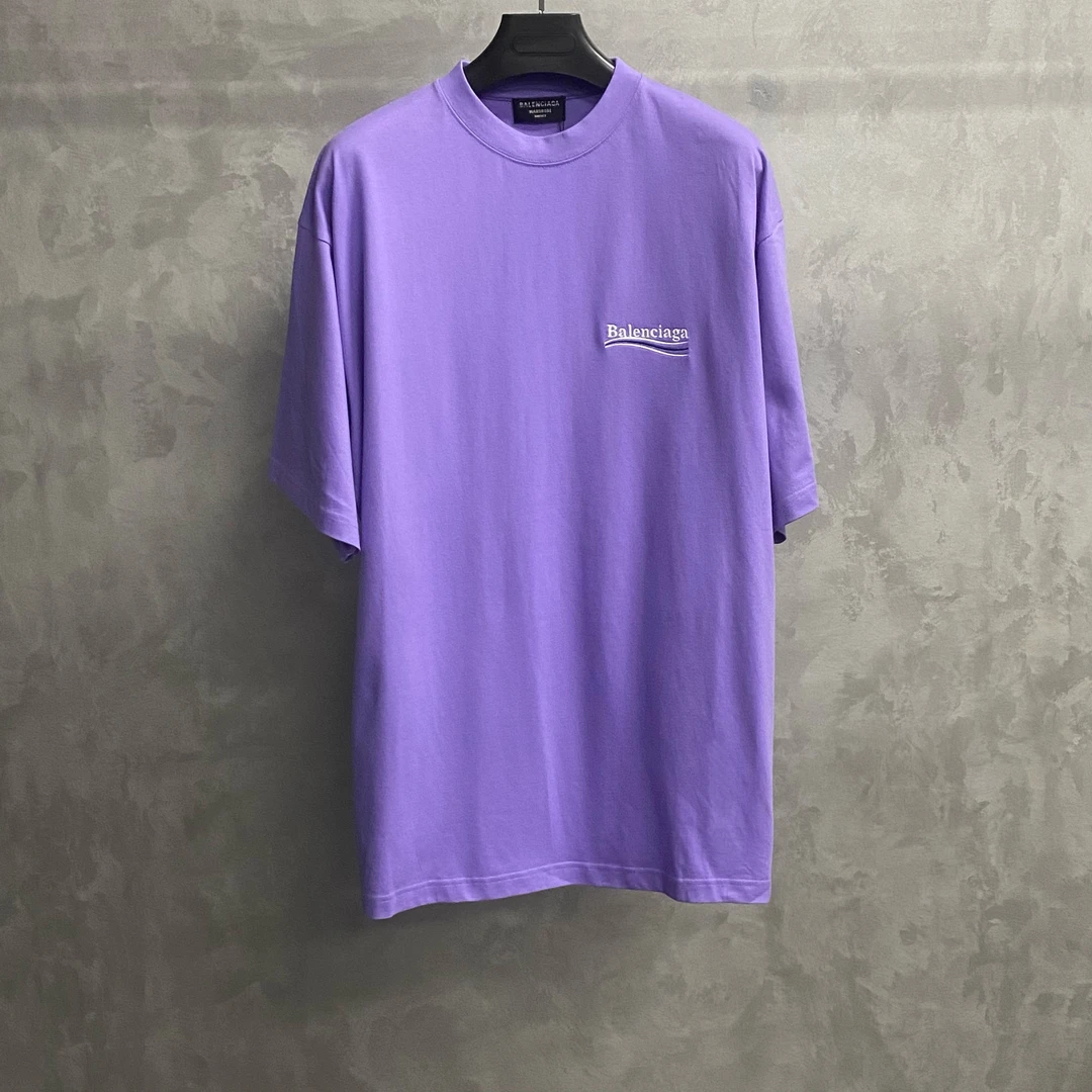 balenciaga 紫色刺绣可乐图案logo短袖 Xs/xxs/未使用