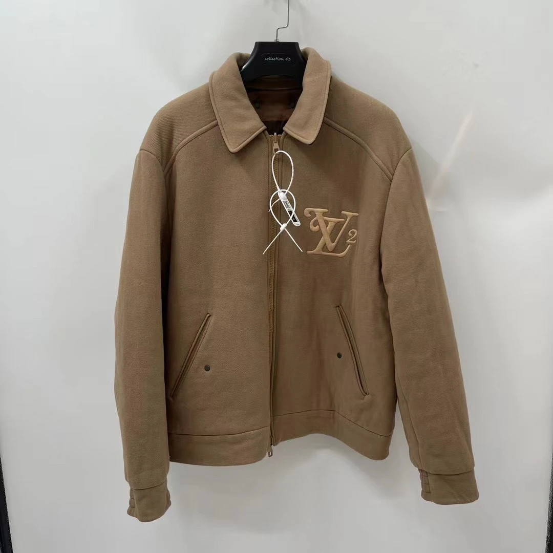 louis vuitton 棕色nigo双面穿字母棋盘格夹克 /56/未使用