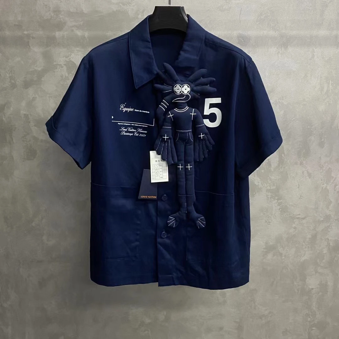 Louis Vuitton 日本限定玩偶伞兵短袖衬衫 /S/m/未使用