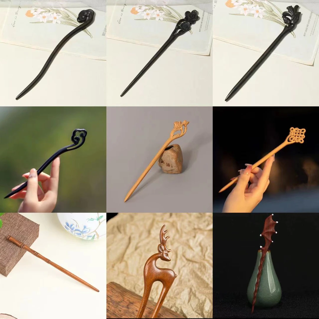 洛《看号下单》10月20日 1  百搭头饰简约古风旗袍发簪