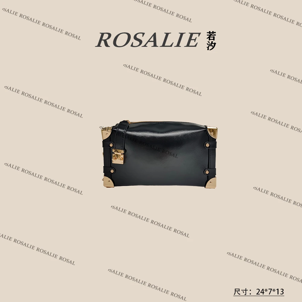 【若汐Rosalie】QYX-8899-黑色 秋冬新款轻奢小包