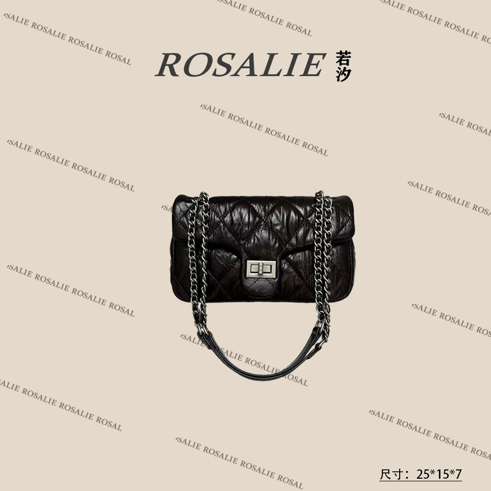 【若汐Rosalie】ZT-D7115-酱咖 秋冬新款轻奢小包