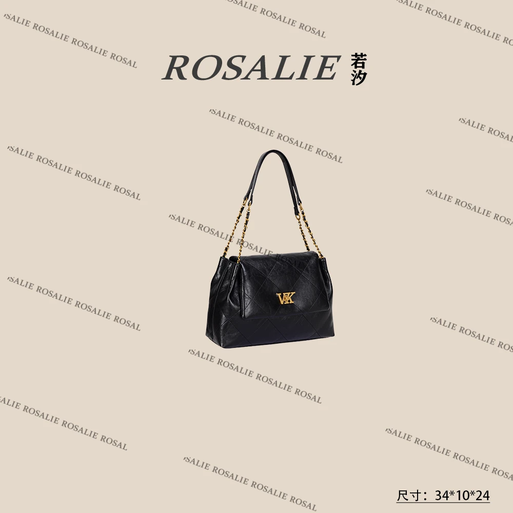 【若汐Rosali】GQ-1776-黑色 秋冬新款轻奢小包