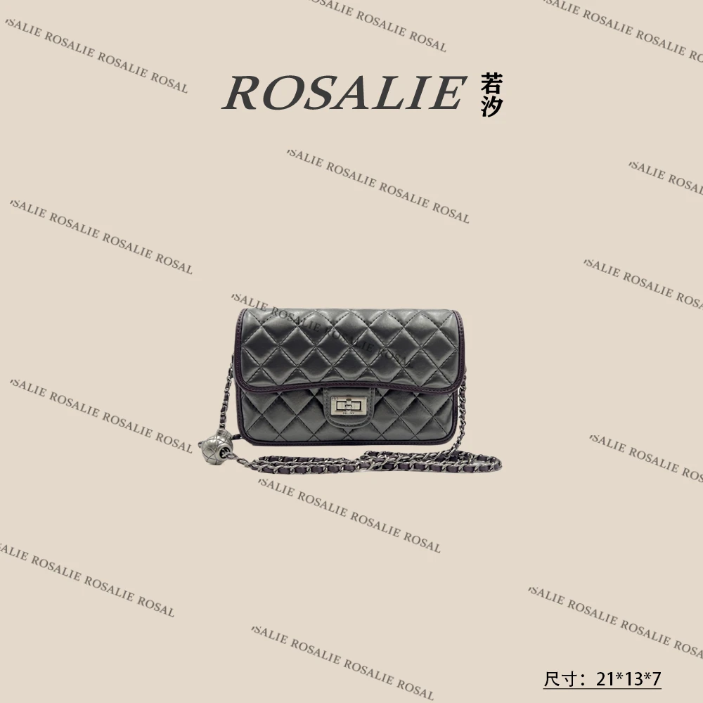 【工厂直销】ZT-D7092-机车枪灰轻奢小众时尚女士包