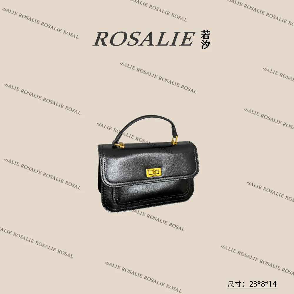 【若汐Rosalie】QYX-9699-黑色  秋冬新款轻奢小包