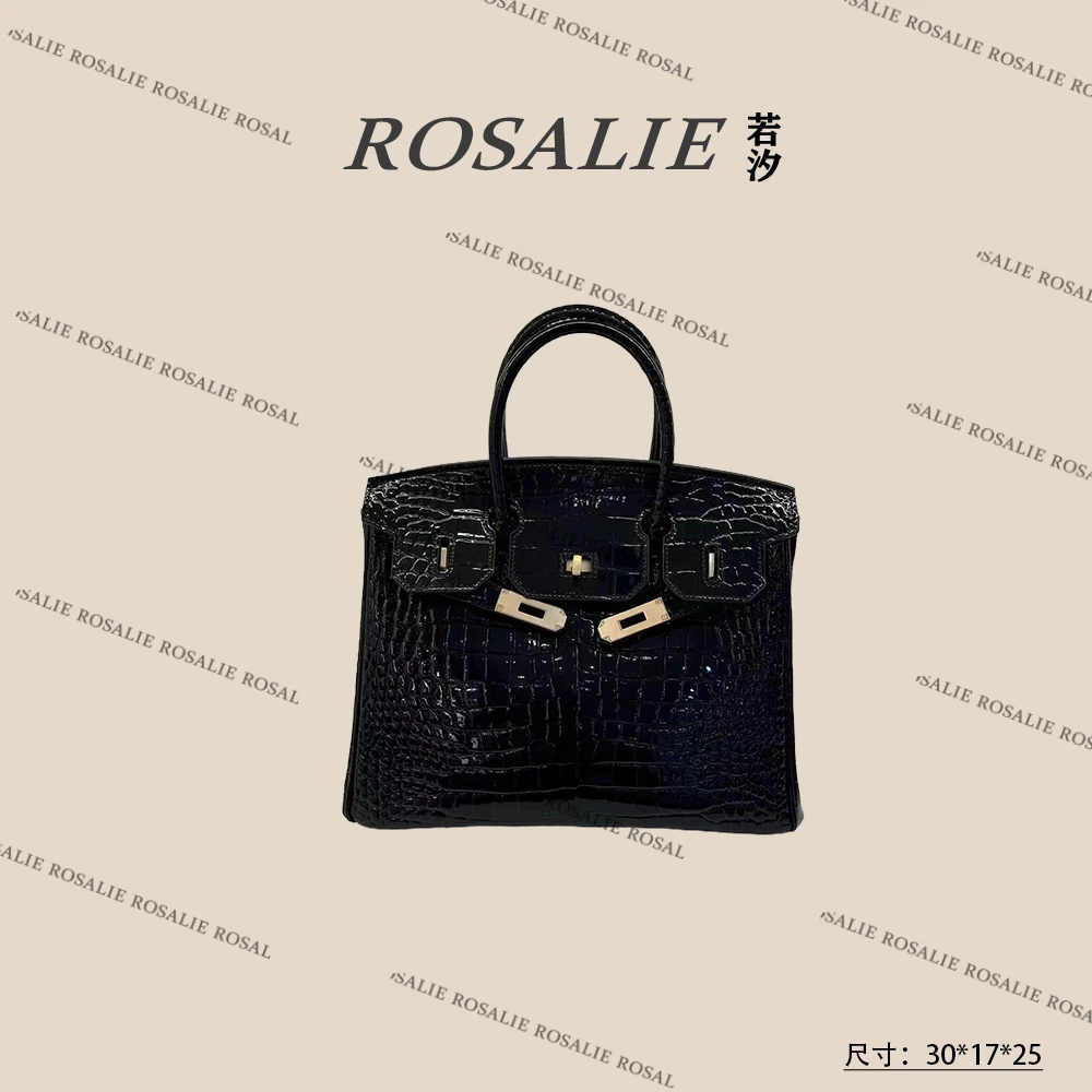 【若汐Rosalie】XKY-3935-黑色轻奢小众时尚百搭女士包包