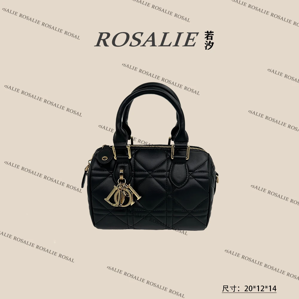 【一一One Oirginal】SKL-7197-黑色 小香风条纹斜跨轻奢女包