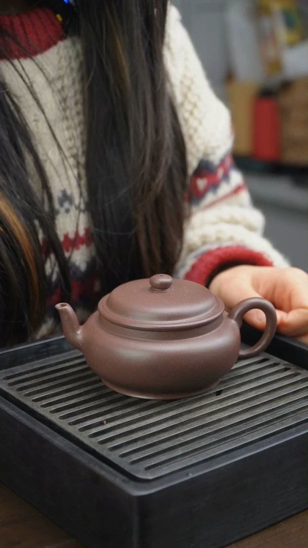 【闪购商品】紫砂茶壶圆帽宫灯