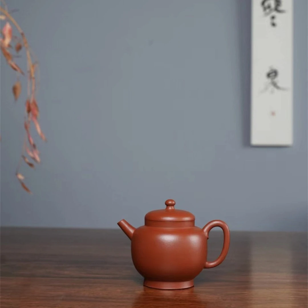 承古坊-许福军《静穆》朱泥  150cc  紫砂壶（朱勤勇徒弟）全手工制作
