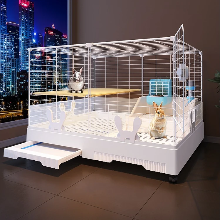 兔笼防喷尿兔子专用笼子家用宠物兔别墅荷兰猪豚鼠笼子大空间养兔