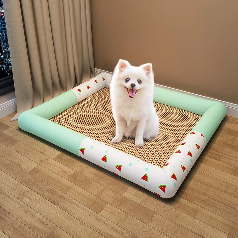 狗窝夏天凉席凉窝四季通用泰迪冰窝狗垫子猫窝夏季狗床小狗狗用品