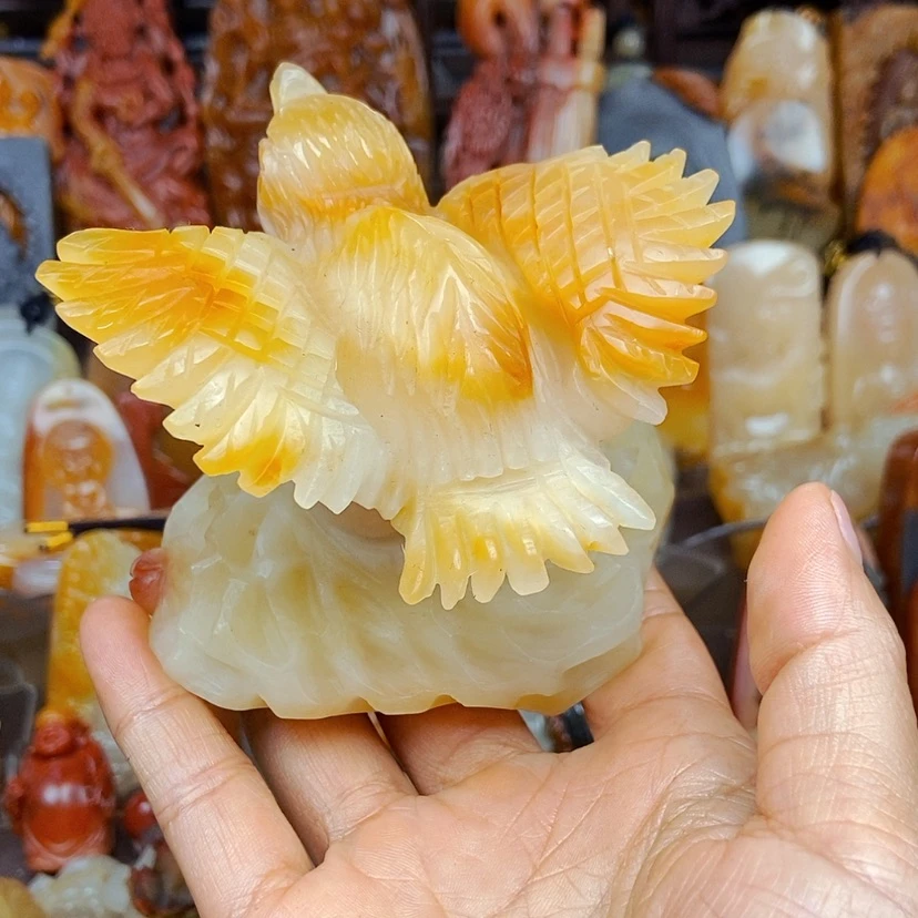 【闪购商品】石英质玉（黄龙玉）颈饰未镶嵌