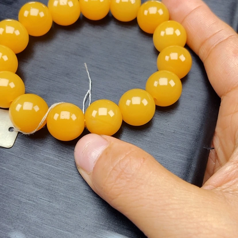 【闪购商品】石英质玉（黄龙玉）颈饰未镶嵌