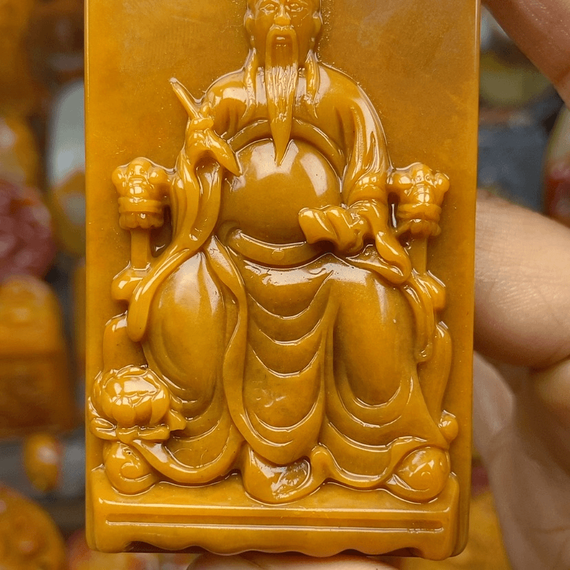 【闪购商品】石英质玉（黄龙玉）颈饰未镶嵌