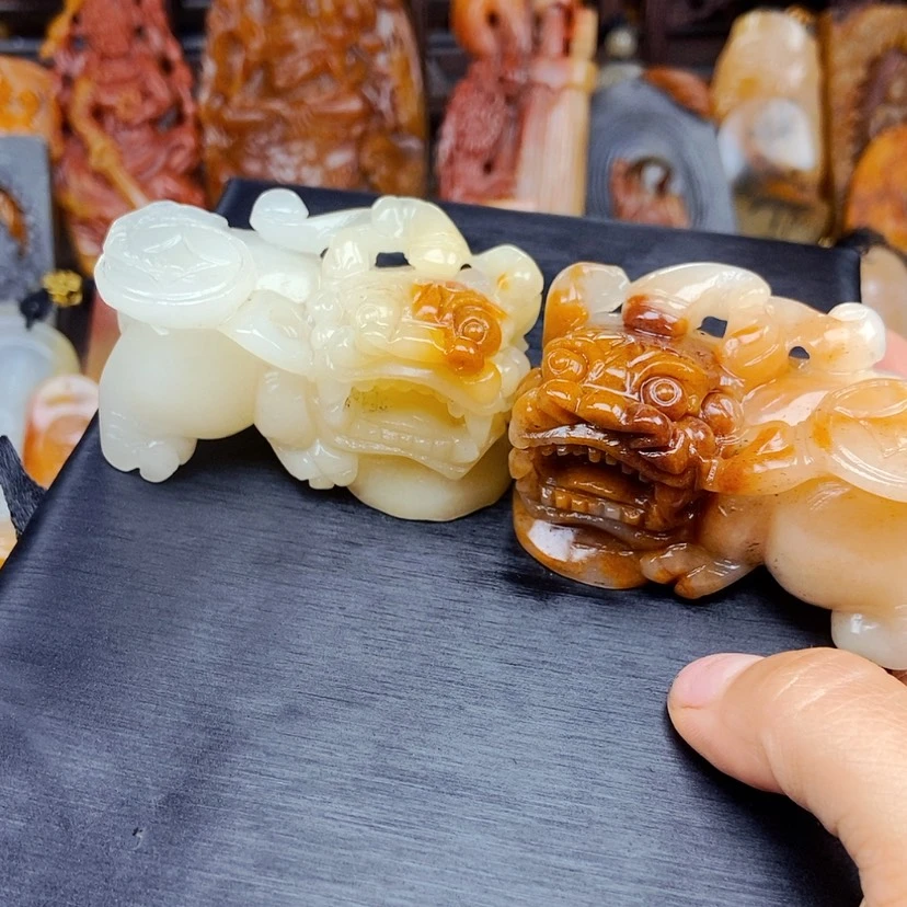 【闪购商品】石英质玉（黄龙玉）颈饰未镶嵌