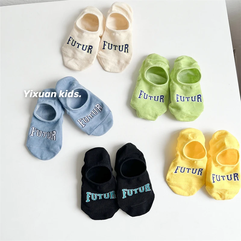 男童袜子儿童船袜夏季薄款透气男宝宝韩系ins短袜网眼浅口潮袜