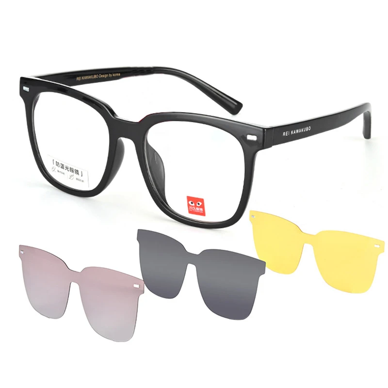 川久保玲眼镜男防蓝光眼镜女磁吸眼镜超轻平光防蓝光近视眼镜2203