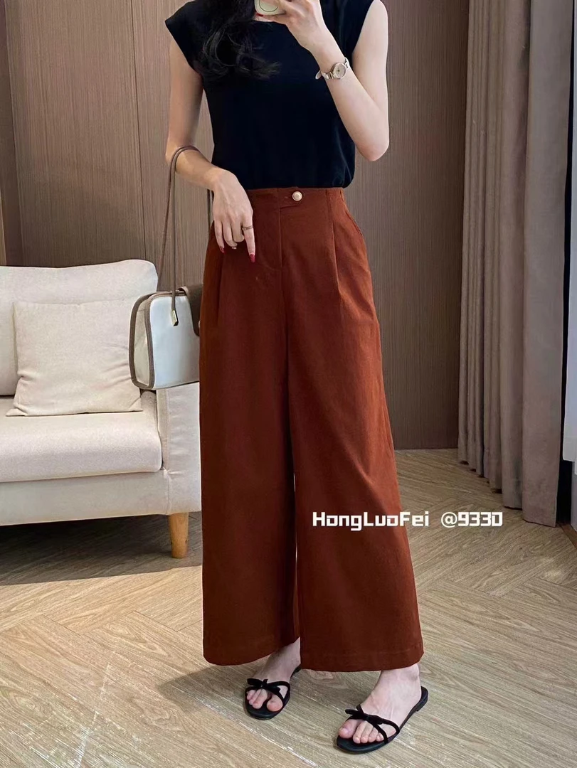 NFM女驸马时尚显瘦韩版休闲奶奶裤99311