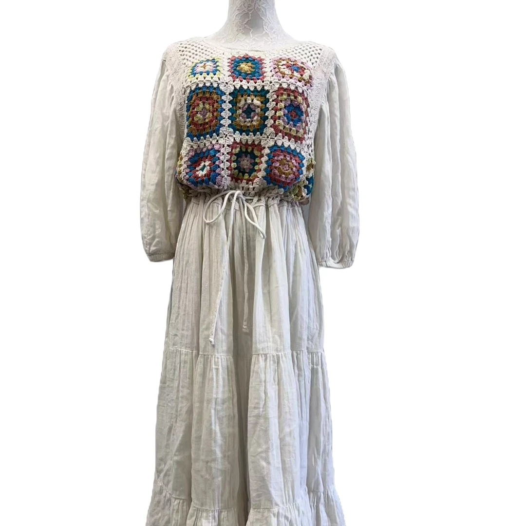 日系复古设计款秋冬连衣裙