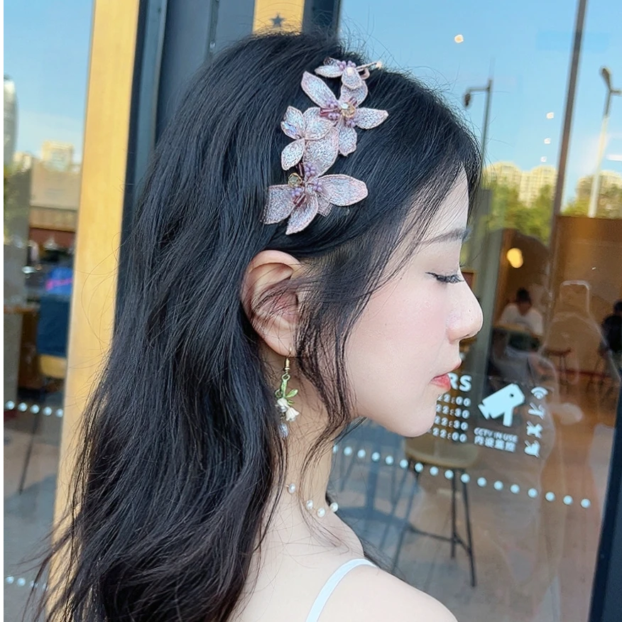 2024秋季新款红娘子发饰发箍头饰唯美轻古风时尚婉约百搭款ins风