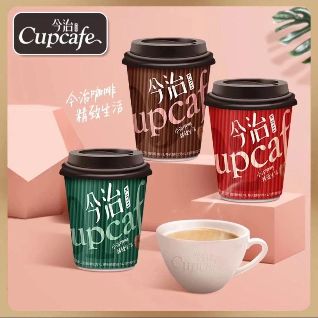 今治Cupcafe速溶咖啡杯装22g*3杯学生烘焙三合一速溶咖啡香醇提神