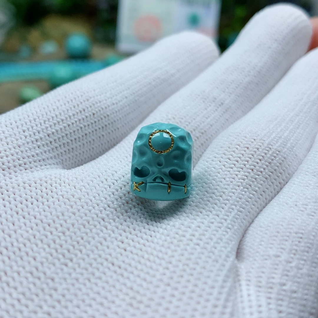 【闪购商品】绿松石12.8×10.2mm阿呆未镶嵌小*鱼