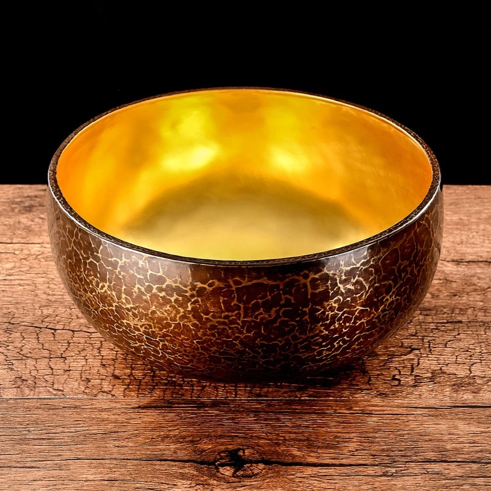 尼泊尔紫金颂钵冥想颂钵 （送圈垫 羊毛锤 皮棒）