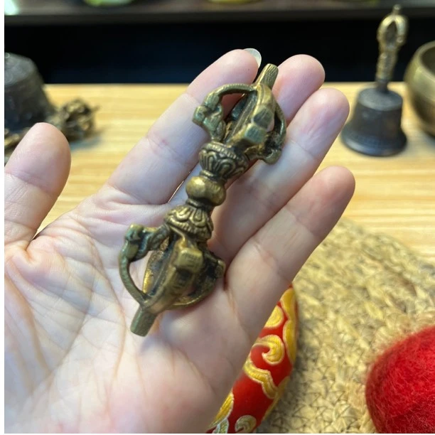 十字金刚降魔杵 铜器可配手摇铃